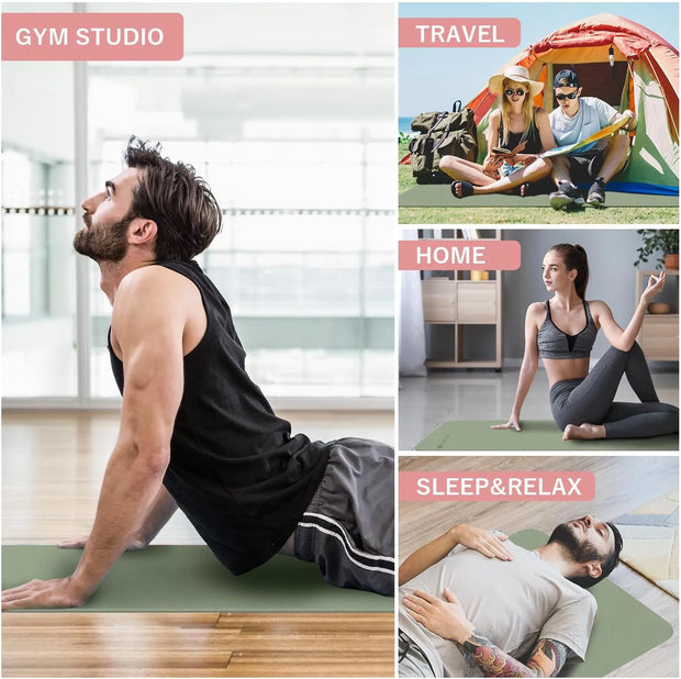 Foldable Thick Travel Yoga Mat