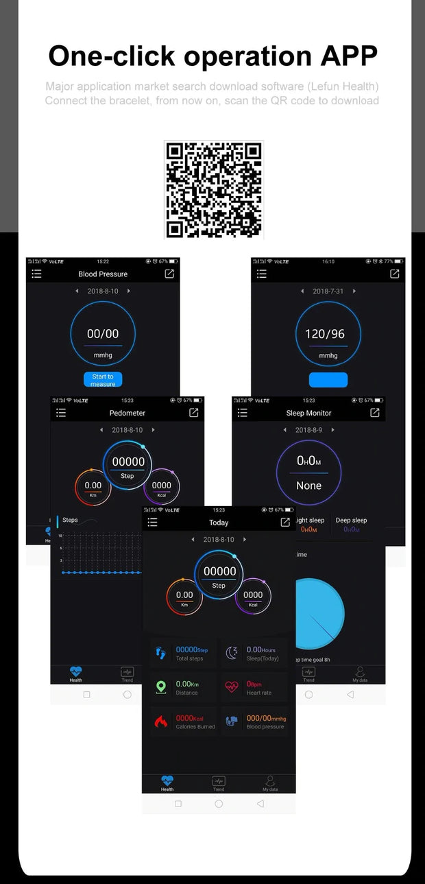 Smart Bracelet  Fitness Tracker