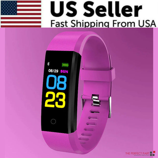 Fitness Smart Watch Activity Tracker Heart Rate For Women Men Oxygen BP Monito