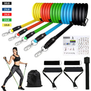 Resistance Band Set: Home Gym Fitness Training