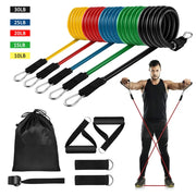 Resistance Band Set: Home Gym Fitness Training