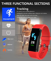 Fitness Smart Watch Activity Tracker Heart Rate For Women Men Oxygen BP Monito